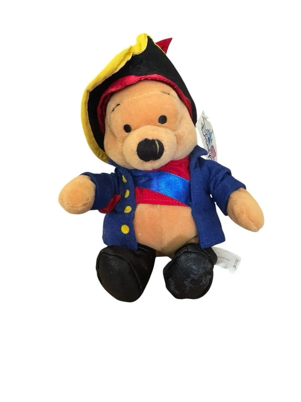 Disneyland Resort Winnie The Pooh Pirate Pooh Bean Bag Stuffed Plush 8” Toy